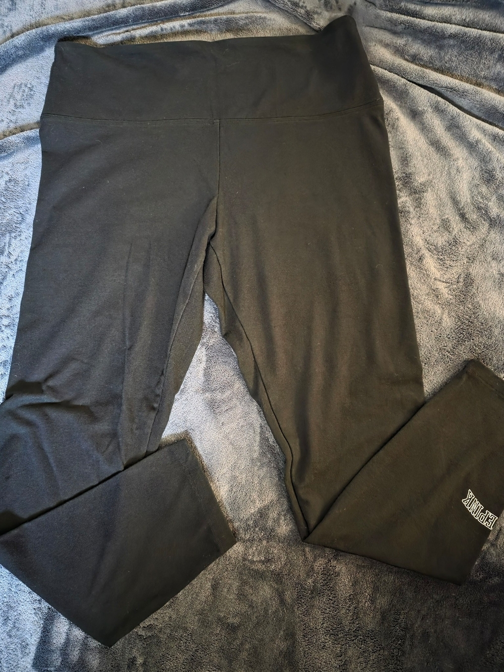 PINK Victoria's Secret Black High-Waist Leggings